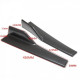 Body kit and visual accessories RACES Universal side skirt with canards, 45cm - Black | races-shop.com