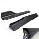 Body kit and visual accessories RACES Universal side skirt with canards, 45cm - Black | races-shop.com