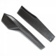 Body kit and visual accessories RACES Universal side skirt with canards, 45cm - Black | races-shop.com