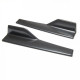Body kit and visual accessories RACES Universal side skirt with canards, 45cm - Black | races-shop.com
