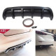 Body kit and visual accessories RACES universal rear diffuser, black | races-shop.com