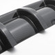 Body kit and visual accessories RACES universal rear diffuser, carbon | races-shop.com