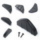 Body kit and visual accessories RACES universal rear lower diffuser fin - Black | races-shop.com
