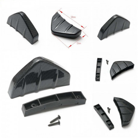 Body kit and visual accessories RACES universal rear diffuser, carbon | races-shop.com