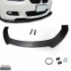 Body kit and visual accessories RACES universal front splitter (flat), black | races-shop.com