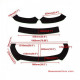 Body kit and visual accessories RACES Universal front bumper lip kit (flat) - Black | races-shop.com