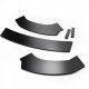 Body kit and visual accessories RACES universal front splitter (flat), black | races-shop.com