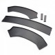 Body kit and visual accessories RACES universal front splitter (flat), black | races-shop.com