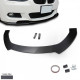 Body kit and visual accessories RACES Universal front bumper lip kit (flat) - Carbon | races-shop.com