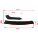 Body kit and visual accessories RACES universal front splitter (flat), black | races-shop.com