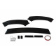 Body kit and visual accessories RACES universal front splitter (flat), black | races-shop.com