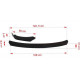 Body kit and visual accessories RACES Universal front bumper lip kit with side splitter (flat) - Black | races-shop.com
