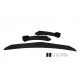 Body kit and visual accessories RACES universal front splitter (sharp), black | races-shop.com
