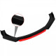 Body kit and visual accessories RACES universal front splitter, red, matt black | races-shop.com
