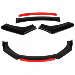 RACES universal front splitter, red, carbon