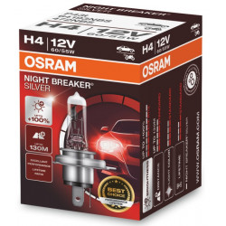 Osram halogen headlight lamps NIGHT BREAKER SILVER H4 (1pcs)
