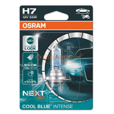 Lampara H7 Cool Blue Intense Osram 4200k Alemana Xenon X2
