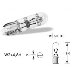 ELTA VISION PRO 24V 1.2W car light bulb W2x4,6d W2,3W (1pcs)