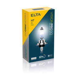 ELTA VISION PRO 50 12V 55W halogen headlight lamps PX26d H7 (2pcs)