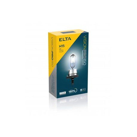 Bulbs and xenon lights ELTA VISION PRO 150 12V 15/55W halogen headlight lamps PGJ23t-1 H15 (2pcs) | races-shop.com