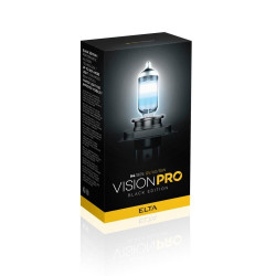 ELTA VISION PRO 180 Black Edition 12V 60/55W halogen headlight lamps P43t H4 (2pcs)