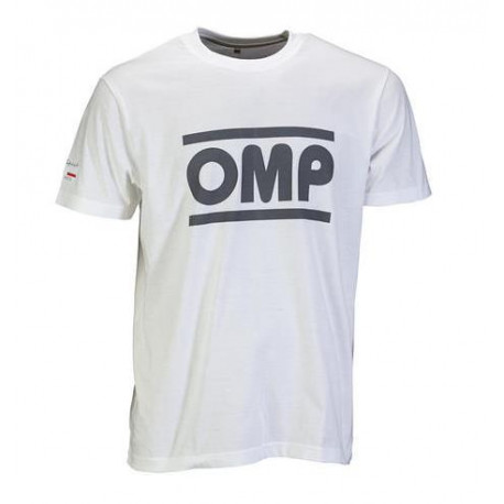 T-shirts T-shirt OMP racing spirit white | races-shop.com