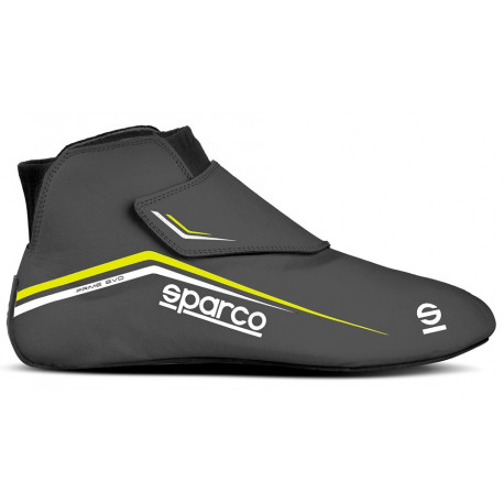 Shoes Race shoes Sparco PRIME EVO FIA grey/yellow | races-shop.com