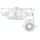 Replacement catalytic converters Universal replacement catalytic (resonator) flat, 400x45mm | races-shop.com