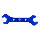 Fittings 60° ALU double ended wrench for AN4 and AN6 fittings | races-shop.com