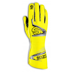 FIA race gloves Sparco ARROW (external stitching), yellow/black