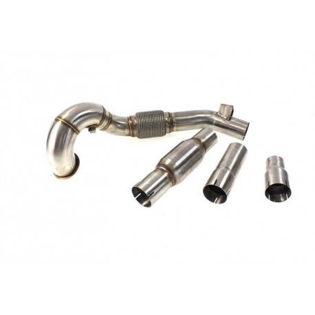 Down pipes and dump pipes Downpipe for SEAT LEON CUPRA 5F 2.0T with cat | races-shop.com