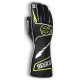 Race gloves Sparco FUTURA with FIA (outside stitching) black/yellow