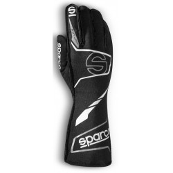 FIA race gloves Sparco FUTURA (external stitching), black/white
