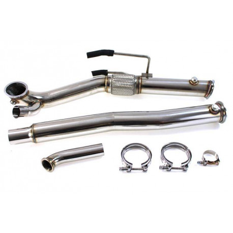 Down pipes and dump pipes Downpipe for Audi A3 FWD 2.0TFSI decat | races-shop.com