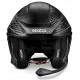 Open face helmets Helmet Sparco RJ-I SUPERCARBON with FIA 8860-2018, HANS black | races-shop.com