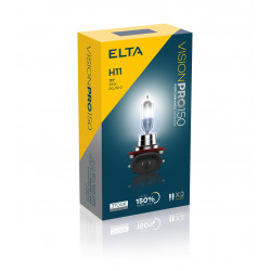 ELTA VISION PRO 150 12V 55W halogen headlight lamps PGJ19-2 H11 (2pcs)