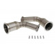 Down pipes and dump pipes Downpipe for Audi RS4 Avant B9 2,9L 2018+ decat | races-shop.com