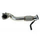 Leon Downpipe for VW GOLF VI R with cat | races-shop.com