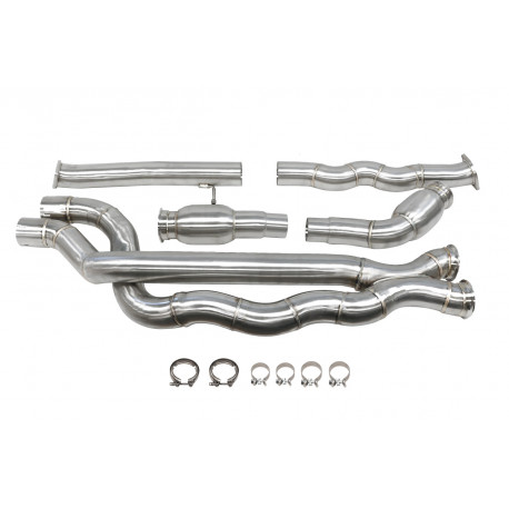 Down pipes and dump pipes Mid Pipe for BMW F87 S55 M2C 2019+ | races-shop.com