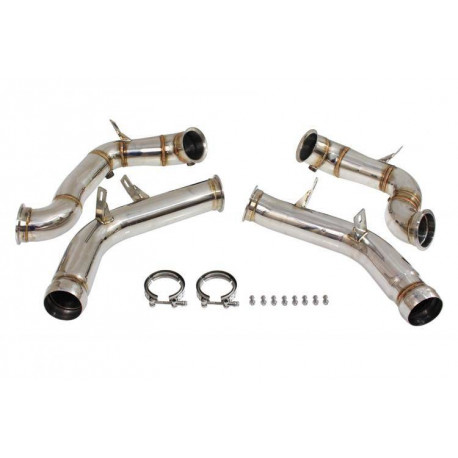 Down pipes and dump pipes Downpipe for Mercedes-Benz E63 AMG W213 M178 (2016+) | races-shop.com