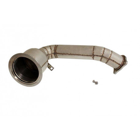 Down pipes and dump pipes Downpipe for Porsche Panamera 971 3.0T with thermal shield | races-shop.com
