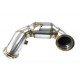 Golf Downpipe for VW Golf VII GTI 2.0TFSI with cat | races-shop.com
