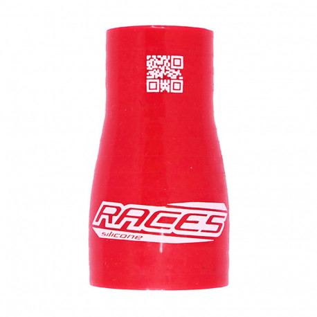 Reducer coupling - straight Silicone straight reducer RACES Silicone, 38mm (1,5") to 40mm (1,57") | races-shop.com