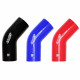Silicone elbow RACES Silicone 45° - 89mm (3,5