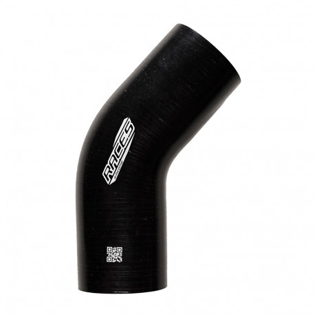 Elbows 45° Silicone hose elbow RACES Silicone 45° - 80mm (3,15") | races-shop.com