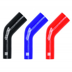 Silicone hose elbow reducer RACES Silicone 45° - 45mm (1,77") to 51mm (2")