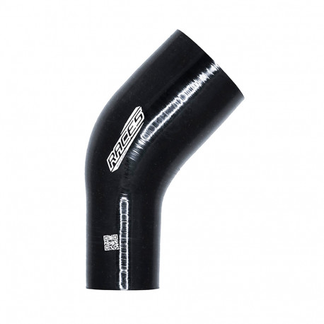 Elbows 45° reductive Silicone elbow reducer RACES Silicone 45°, 51mm (2") to 67mm (2,64") | races-shop.com