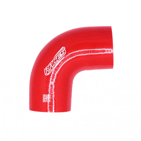 Elbows 90° Silicone elbow RACES Silicone 90° - 89mm (3,5") | races-shop.com