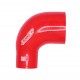 Elbows 90° reductive Silicone elbow reducer RACES Silicone 90°, 70mm (2,75") to 76mm (3") | races-shop.com