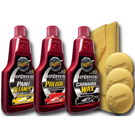 Autodetailing sets Meguiars - basic polishing and waxing kit for vehicles (3-step system) | races-shop.com